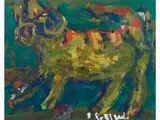 Kitten by Silvio Loffredo, 1920, oil on cardboard laid on panel, offered May 2018