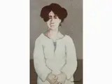 Marcello Boccacci, Portrait of a Woman, 1914, oil on cardboard