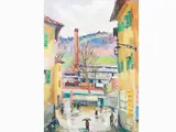 Rodolfo Marma, View of Pontassieve 1966