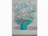 Marcello Boccacci, Flowers in a Vase, 1914, oil on panel