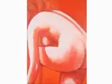 Female Nude by Dino Migliorini, 1907, oil on faesite, offered May 2018
