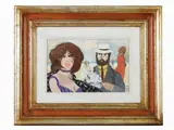 Figures by Fausto Maria Liberatore, 1922, oil on cardboard, offered May 2018