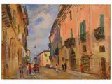 Michele Cascella, Rosario Grilli's House in Ortona 1978