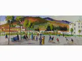 Rodolfo Marma, View of Pontassieve 1966