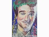 Interview Robin William August 1986 by Andy Warhol, 1928, Interviw magazine with cover signed by Andy Wharol, offered Mar 2018