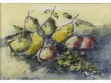 Sergio Scatizzi, Still Life with Peras, 1918, tempera on paper laid on cardboard