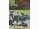 Renaioli 1956 by Renzo Grazzini, 1912, oil on canvas, offered Mar 2018