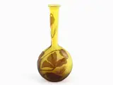 An Early 20th Century Cameo Glass Vase by Émile Gallé, 1846, forma a bulbo, offered Mar 2018