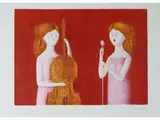 Concert by Antonio Bueno, 1918, lithograph, offered Mar 2018
