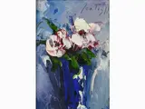 Sergio Scatizzi, Flowers in a Vase, 1918, oil on tavoletta