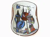Marcello Fantoni, Painted Ceramic Bowl