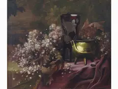 Still Life by Georges Jacqmotte, 1876, oil on canvas, offered Mar 2018