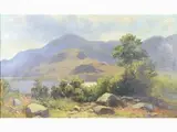 Giovan Battista Lelli, Landscape with Lake, 1827, oil on canvas