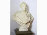 Alessandro Lazzarini, Portrait of a Woman 1892, 1869, marble bust