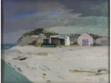 Maceo Casadei, View of Portonovo 1960, 1899, oil on panel