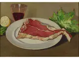 Still Life by Giovanni Lomi, 1889, oil on panel, offered Nov 2017