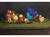 Still Life with Flowers by Renato Natali, 1883, oil on canvas board, offered Nov 2017
