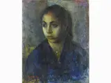 Rubens Capaldo, Portrait of a Young Woman 1956, 1908, oil on canvas