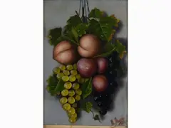 Triumph of Fruit 1906 by Michelangelo Meucci, 1840, oil on glass, offered Nov 2017