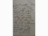 Giacomo Puccini, Handwritten Letter, 1858, inchiostro nero on paper intestata 'Via Verdi
