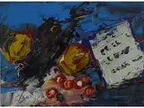 Still Life by Sergio Scatizzi, 1918, oil on cardboard, offered Oct 2017
