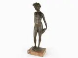 Female Nude 1945-50 by Quinto Martini, 1908, bronze sculpture, offered Oct 2017