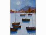 Lido Bettarini, Seascape with Sailing Boats
