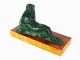 Aligi Sassu, Arianna, 1912, patinated bronze sculpture
