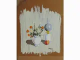 Guido Peyron, Still Lifes, 1898, a pair of tempera painting on tracing paper
