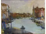 Cipriano Mannucci, The Grand Canal in Venice 1928
