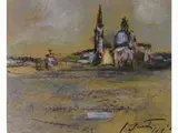 Venice by Sergio Scatizzi, 1918, mixed media on paper, offered Oct 2017