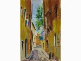View of Florence 1974 by Rodolfo Marma, 1923, oil on canvas board, offered Oct 2017