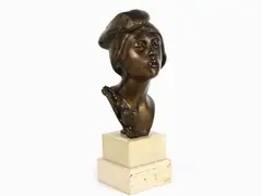 Urchin by Achille D’Orsi, 1845, bronze bust, offered Oct 2017