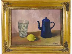 Still Life by Guido Peyron, 1898, oil on canvas laid on panel, offered Oct 2017