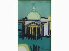Venice by Remo Brindisi, 1918, oil on canvas board, offered Oct 2017