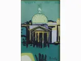 Remo Brindisi, Venice, 1918, oil on canvas board