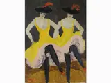 Guido Peyron, Can-can, 1898, oil on canvas