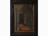 Cesare Maccari attribuito, View of a Church, 1840, oil on canvas