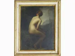 Henry Oliver Walker, Bather 1883, 1843, oil on canvas