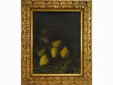 Agostino Zucchini, Still Lifes with Fruit, 1894, a pair of oil paintings on panel