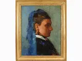 Giuseppe Abbati attribuito, Portrait of a Woman, 1836, oil on canvas