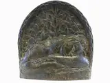 Libero Andreotti, Sleeping Woman (1921 ca.), 1875, bronze high-relief plaque
