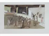 Piero Bernardini, A Midsummer Night's Dream, 1892, mixed media on paper laid on cardboard