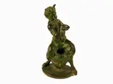 Renato Bertelli, Satyr, 1900, patinated terracotta sculpture