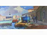 Piero Marchi, View of Livorno