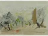 Gianni Vagnetti, View of Settignano 1942