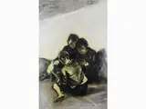 Giovanni Cappelli, Children from The Suburbs, 1923, mixed media on paper With labels on reverse