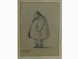 Portrait of Professor Bertolini by Nino Tirinnanzi, 1923, pencil on cardboard, offered May 2017