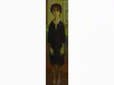 Marcello Boccacci, Portrait of a Woman, 1914, oil on cardboard