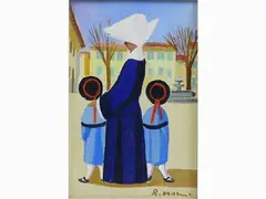 Nun by Rodolfo Marma, 1923, oil on canvas board, offered May 2017